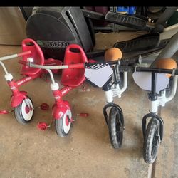 Tricycles And Bicycles Good Condition 