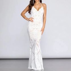 White Prom Dress