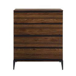 36” 4 Drawer Dresser - Dark Walnut