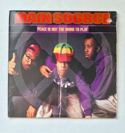 Main Source - Peace Is Not The Word To Play 12" 1991 Wild Pitch Large Professor