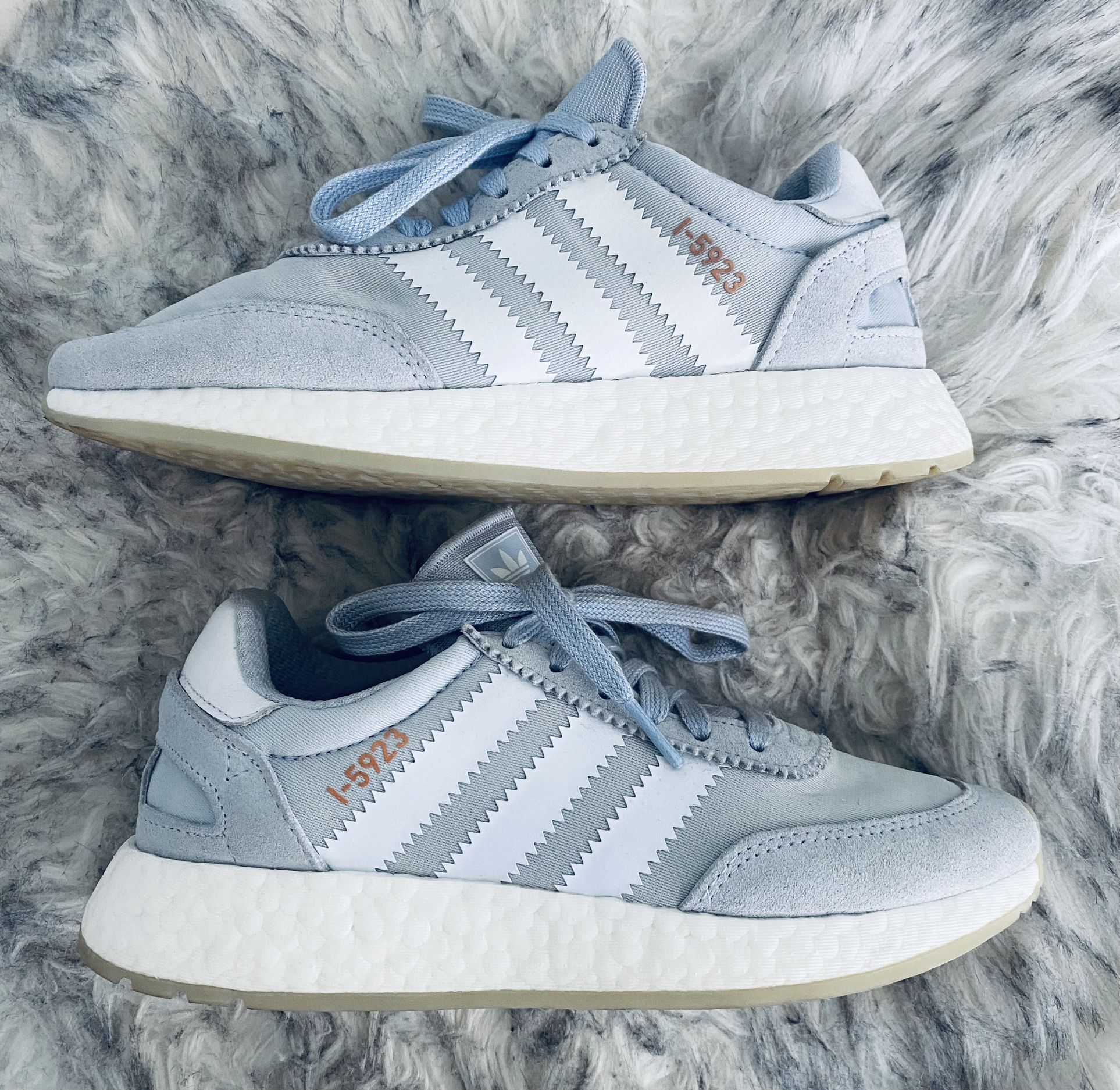 Adidas i-5923 size 6.5 Light Blue/Light Grey-Used, MAKE for Sale in Riverview, FL -