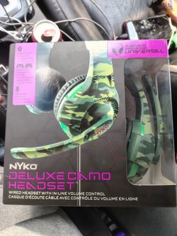 Universal headset deluxe camo