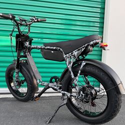 FREE DELIVERY/TAX INCLUDED✅NEW-750 Watt Electric Ebike 73 Miamii Style(4’10-‘6’0  Rider)