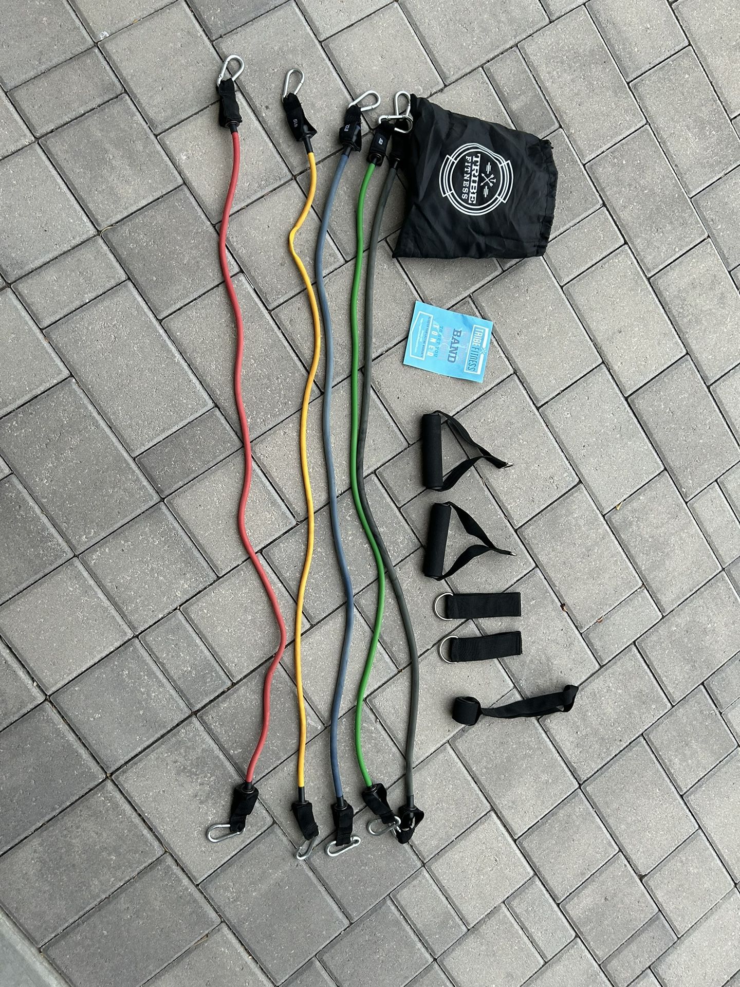 Set of Workout Resistance Bands