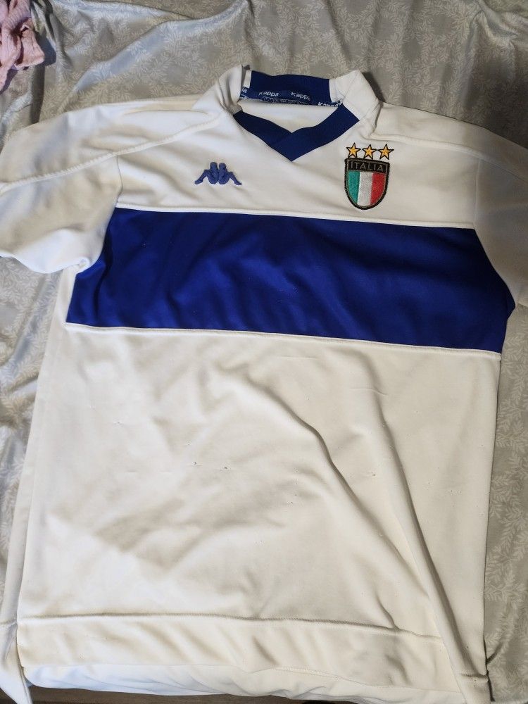 Vintage Kappa Italy Soccer Jersey – Retro Football Shirt (Rare)