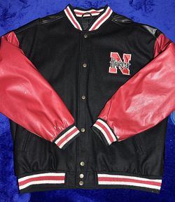 Vintage Nebraska Huskers Varsity Jacket