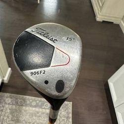 Titleist Golf PT 906 F2 Fairway 3 15* wood ProForce V2 Stiff Shaft