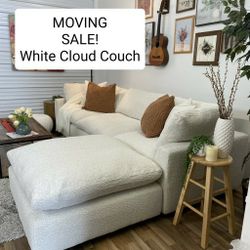 White Cloud Couch Modular Sectional Sofa 