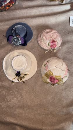 Vintage Hat Christmas Ornaments 