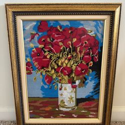 Handmade art wall
