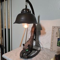 Antique Cat Lamp