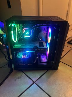 Custom RGB Gaming PC Desktop Build with Keyboard and Mouse