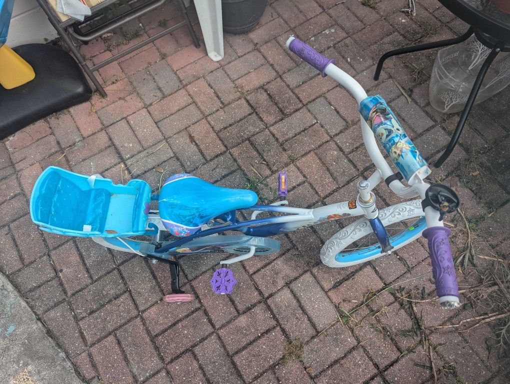 Girls Frozen Bike 