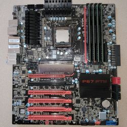 EVGA P67 FTW with i5 2500K and 16GB RAM