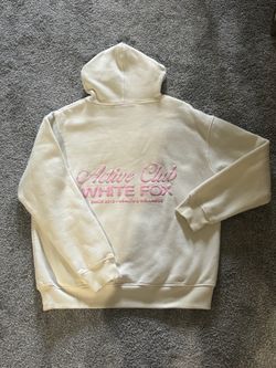 White fox hoodie size large