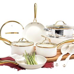 Gotham Steel 15 Pc Ceramic Cookware Set