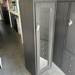 Storage Closet W/ Mirror Different Colors To Choose 