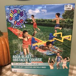 Slip And Slide Obstacle Course 