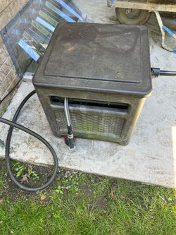 Garden Hose Reel Cart with Hose