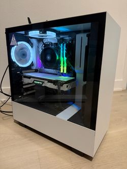 White Gaming PC — RTX 2060 | Ryzen 5 2600 | 16GB RAM | Dual SSD