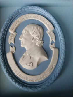 Piers Anthony Weymouth Wedgwood plaque