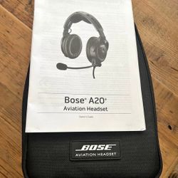Bose A20 aviation headset