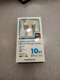 Lightning to USB charger new iPhone/iPad compatible