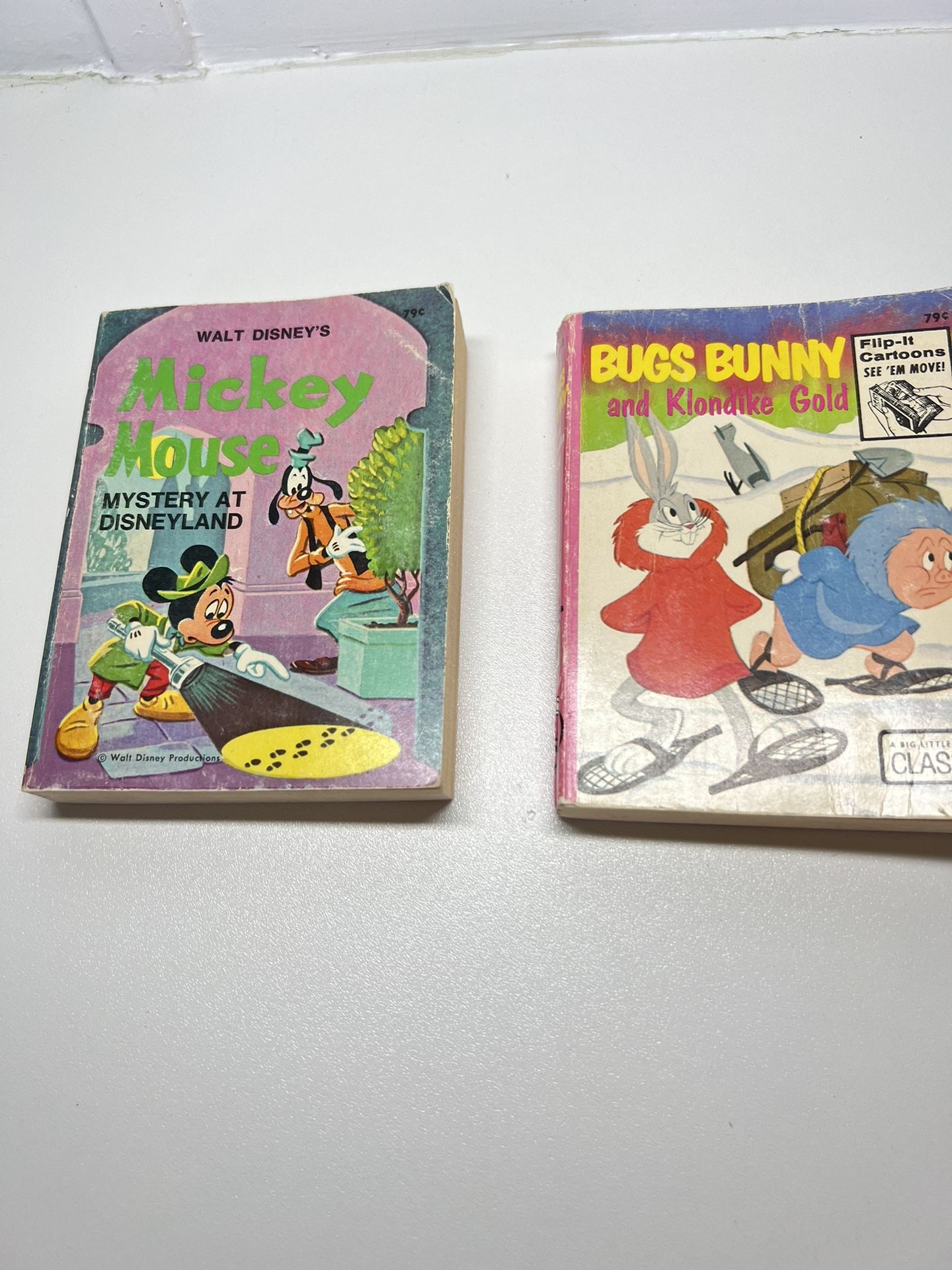 BUGS BUNNY ROAD RUNNER (Lot 2 Little Book, vintage Walt Disney