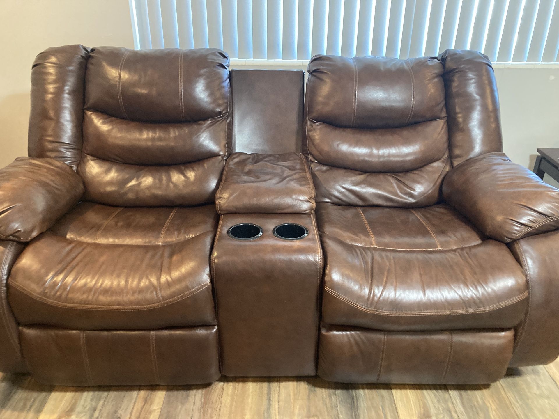 Leather Loveseat Sofa