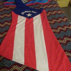 Dress Puerto rico flag