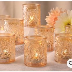 36pcs Gold Votive Candle Holders - Tea Light Candle Holder for Wedding