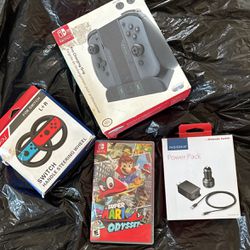 Nintendo switch accessories & game