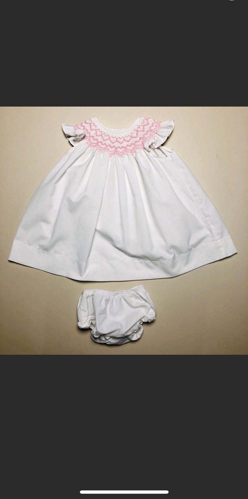 Beautiful white baby dress