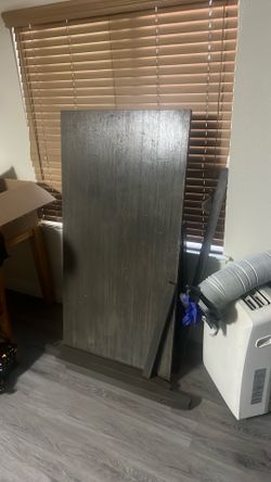 Gray dining table 3’ X 5’