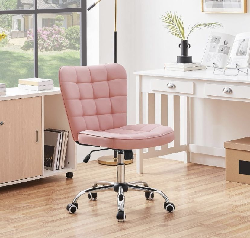 Pink Tufted Office Chair (R) 592638