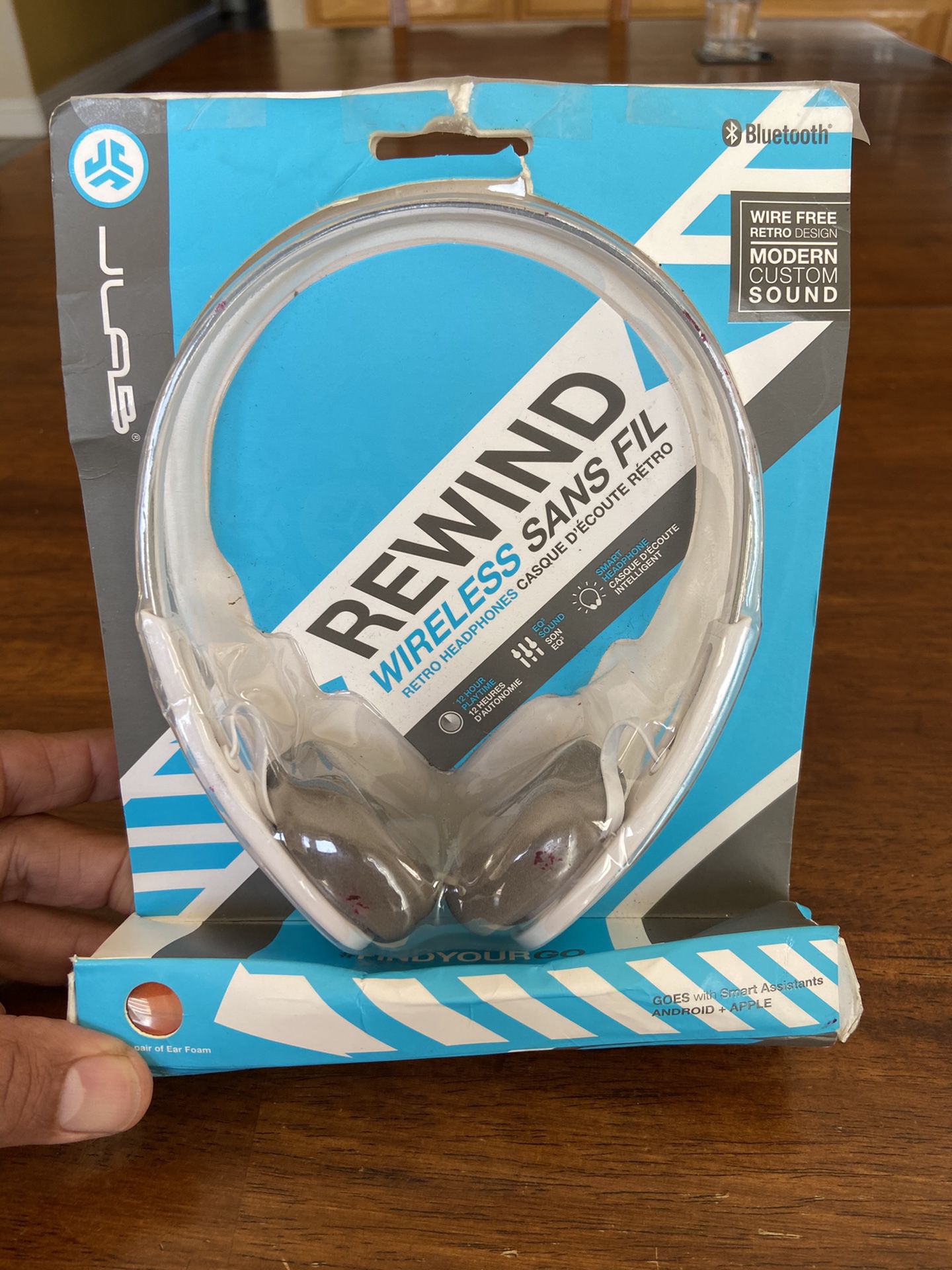 Jlab Rewind Wireless Retro Headphones