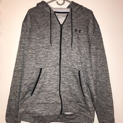 UNDER ARMOUR Soft Gray Zip-Up Hoodie