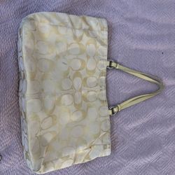 Yellow Y2K Coach Bag 