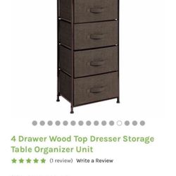 4 Drawer Storage Organizer 