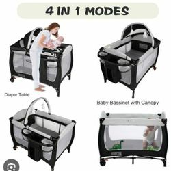 King 4 in 1 baby crib set. Brand new.
