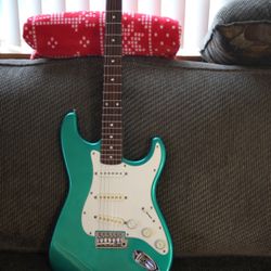 Metallic Green Squire Stratocaster