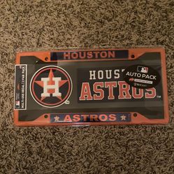 Astros Plate Frame