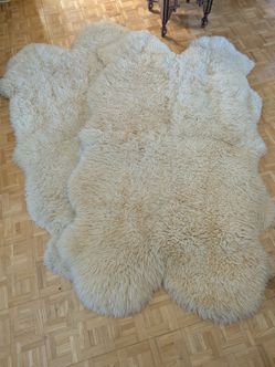 Lambskin Rugs x2