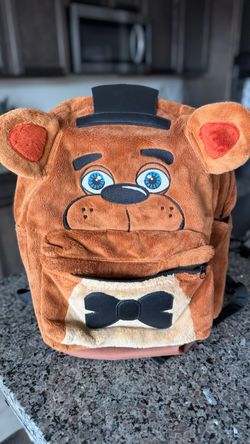 FNAF Freddy Fazbear Kids Plush Backpack