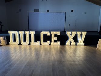 Marquee Light Up Letters