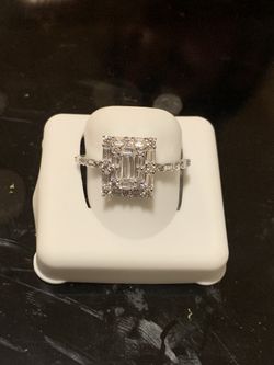 Moissanite ring