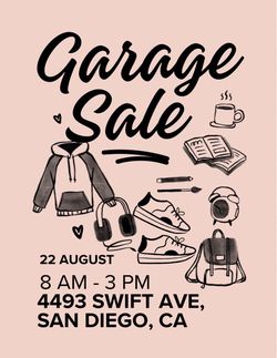 Yard Sale August 22nd