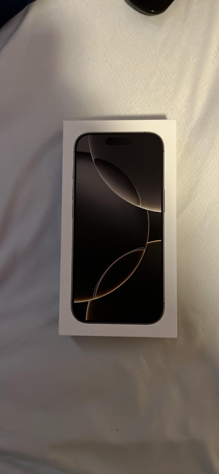 FACTORY SEALED IPHONE 16 PRO 256GB FULLY FACTORY UNLOCKED