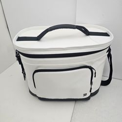 ​🔥 White All In Motion 30-Can Soft Cooler (21.7L) – Like New!