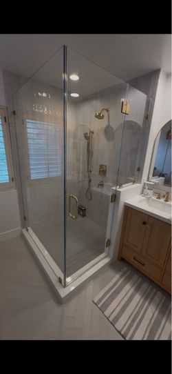 Shower) glass custom